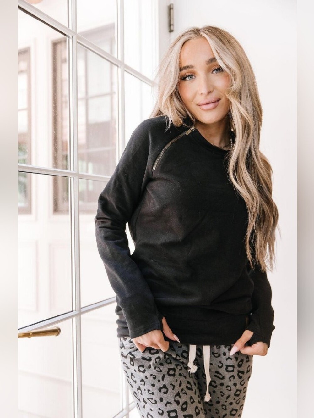 💥 Ampersand & Avenue Side Zip Pullover